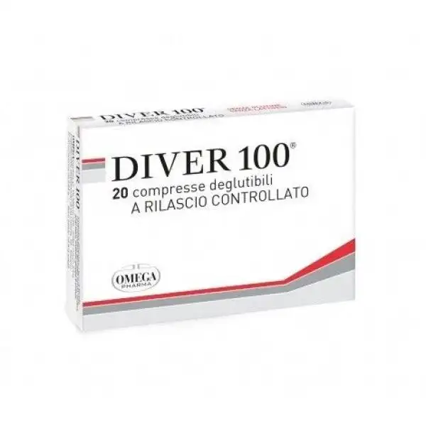 Diver 100 Integratore Sintomi Malattia Diverticolare 20 Compresse