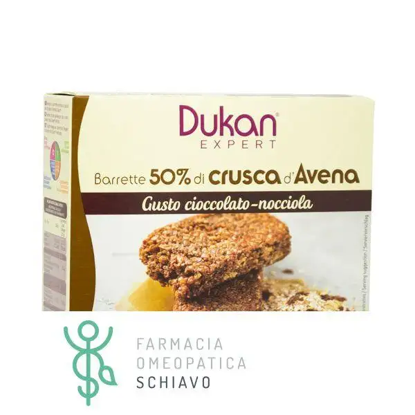 Dukan Barrette Crusca D'avena Gusto Cioccolato Nocciola 6 Barrette