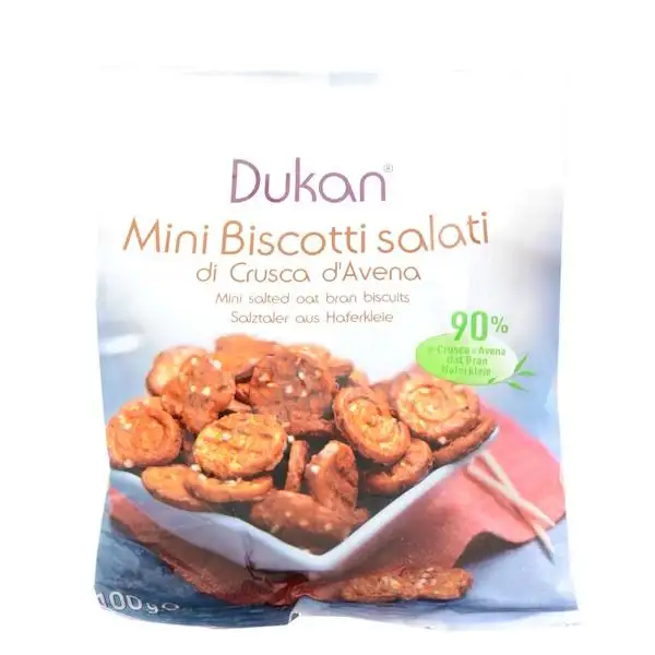 Dukan Mini Biscotti Salati Di Crusca D'avena 100g