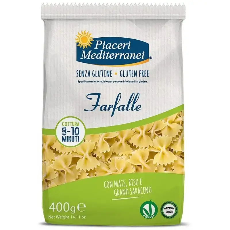 Piaceri mediterranei Farfalle - pasta senza glutine 400 g