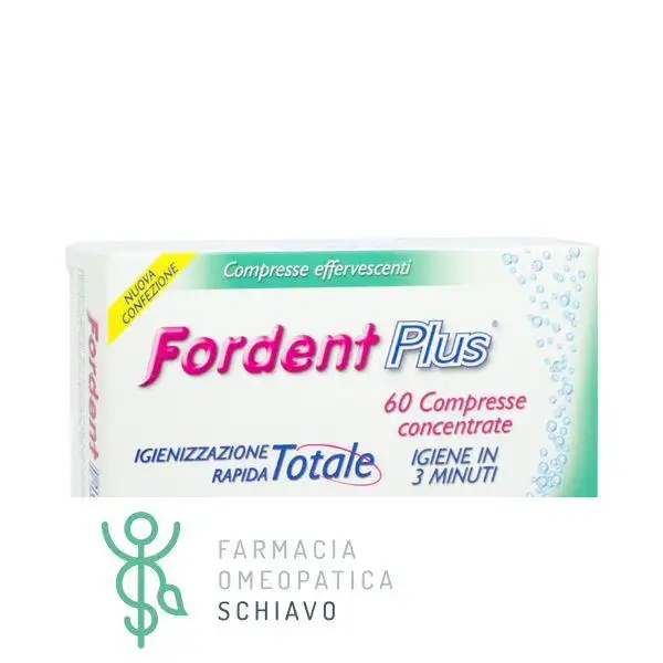 Fordent plus 60 compresse concentrate per dentiere e apparecchi ortodontici