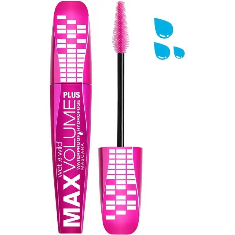 Wet n wild Max volume plus waterproof - mascara n. e1411 amp d black