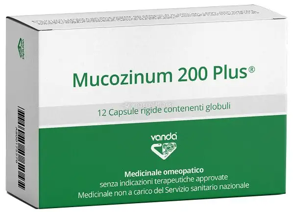 Mucozinum 200 Plus Vanda 12 Capsule