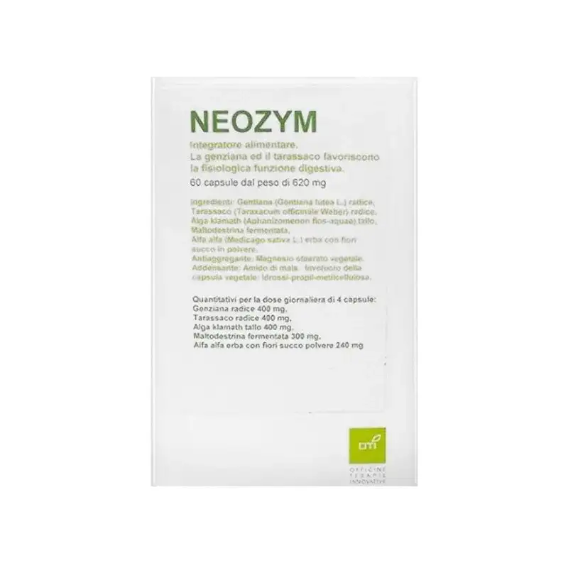 Oti neozym 60 capsule da 620 mg - integratore per la digestione