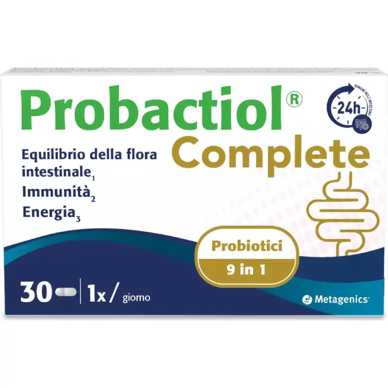 Probactiol complete 30 capsule - integratore per l'equilibrio della flora intestinale