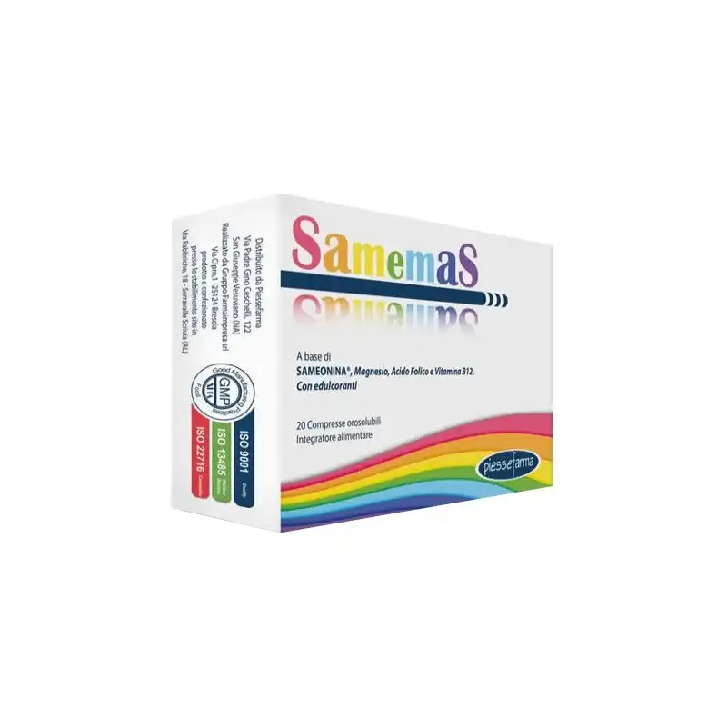 Samemas 20 compresse orosolubili - integratore per lo stress e l'affaticamento